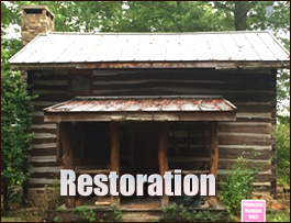 Historic Log Cabin Restoration  Arabi, Georgia